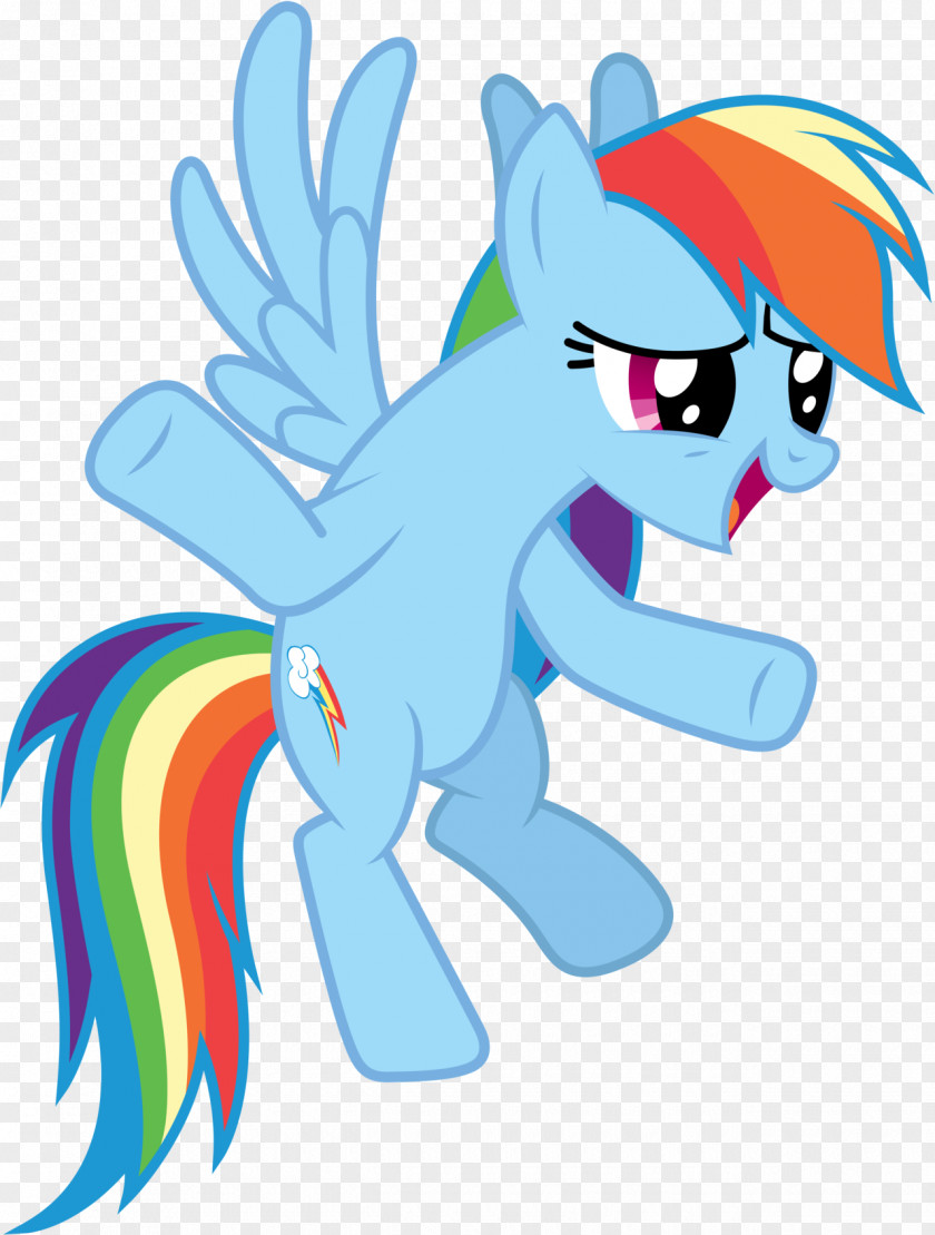 Rainbow Pony Dash Horse Clip Art PNG