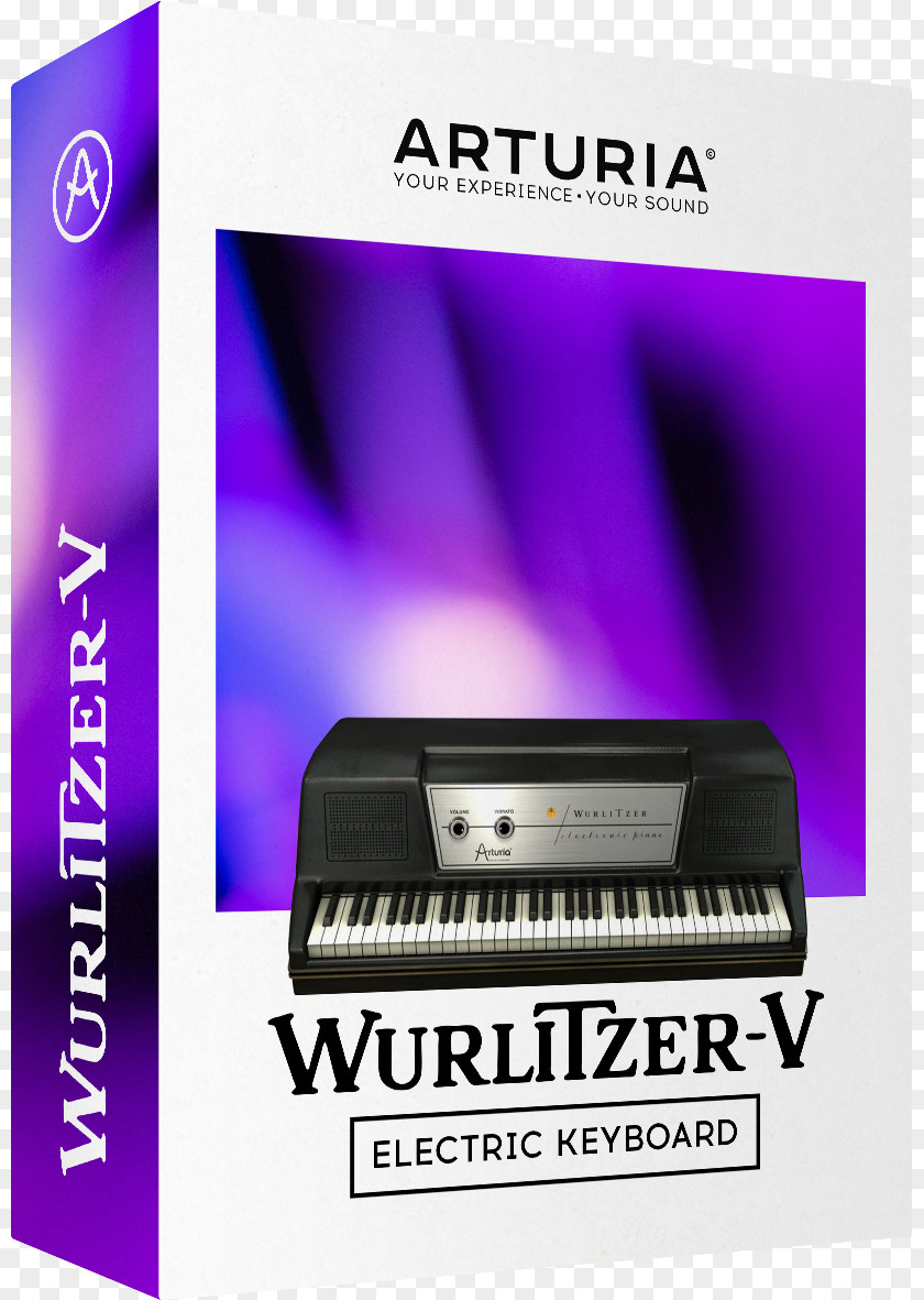 Shure SM57 Wurlitzer Electric Piano Arturia Software Synthesizer PNG