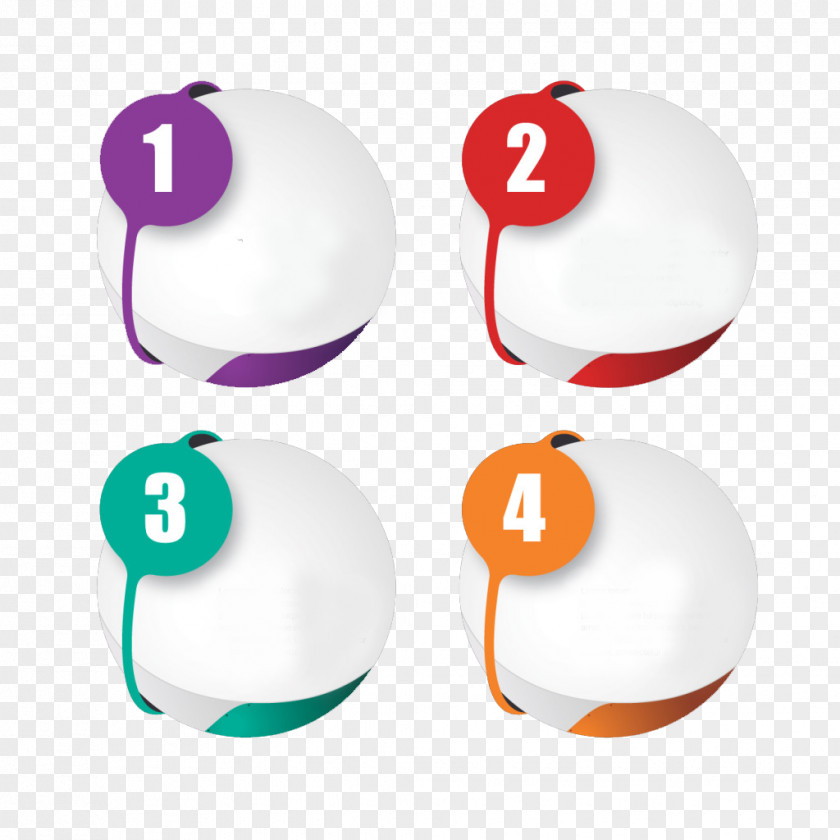 The Circled Numbers Infographic Template Graphic Design PNG