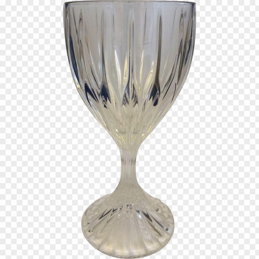 Wine Glass Lead Frosted Stemware PNG