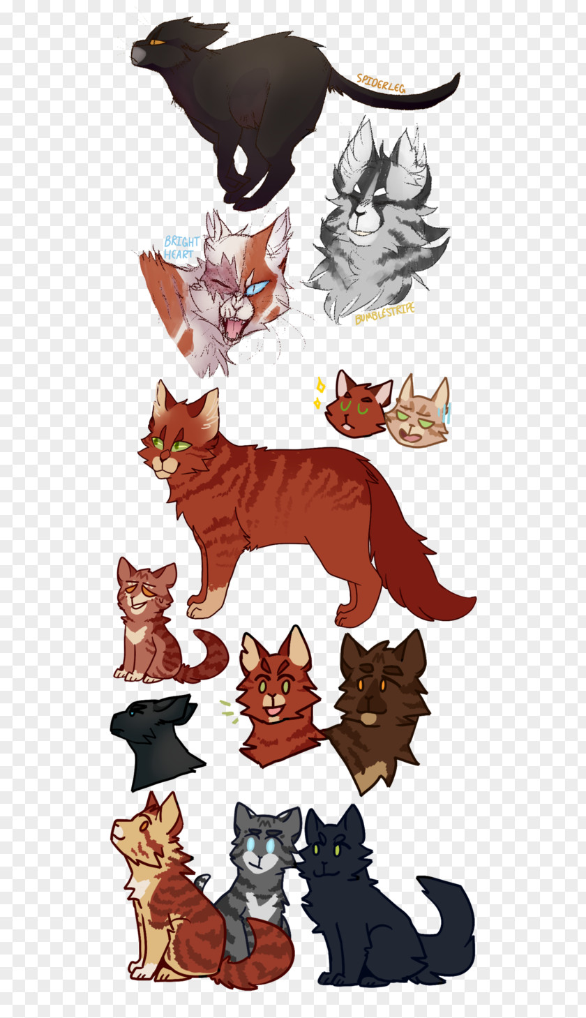 Cat Warriors Drawing Sketch PNG