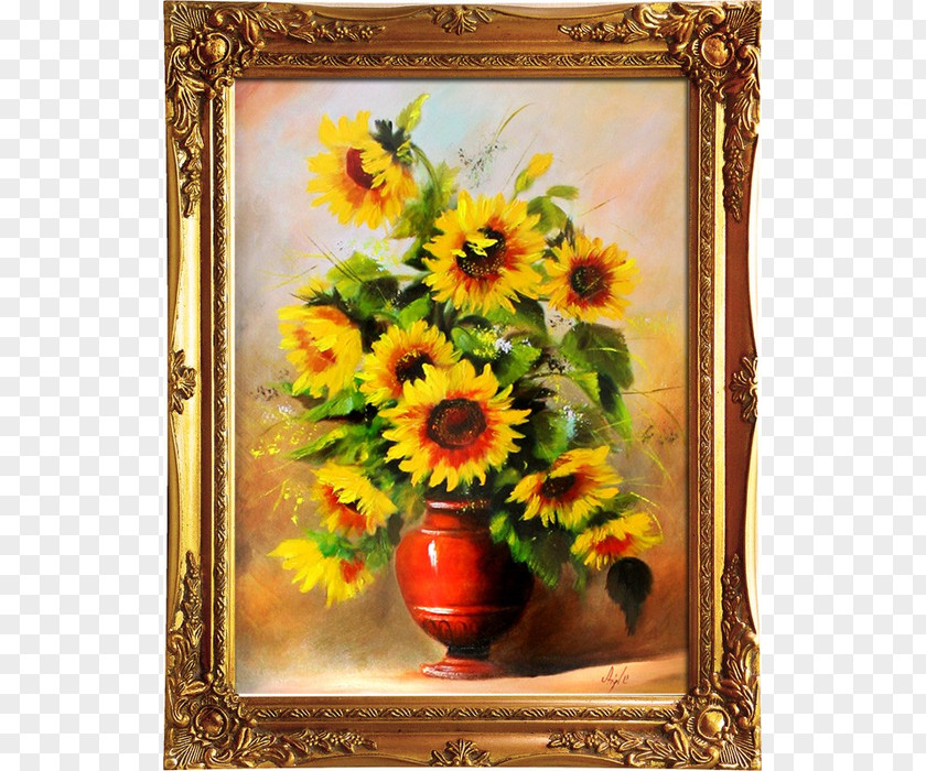 Gustav Klimt Still Life Photography Sunflowers Flower Bouquet PNG