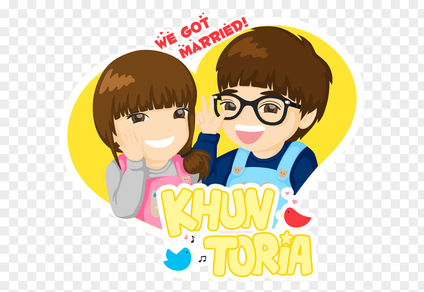 Korean Wave Khuntoria Fan Art 2PM PNG