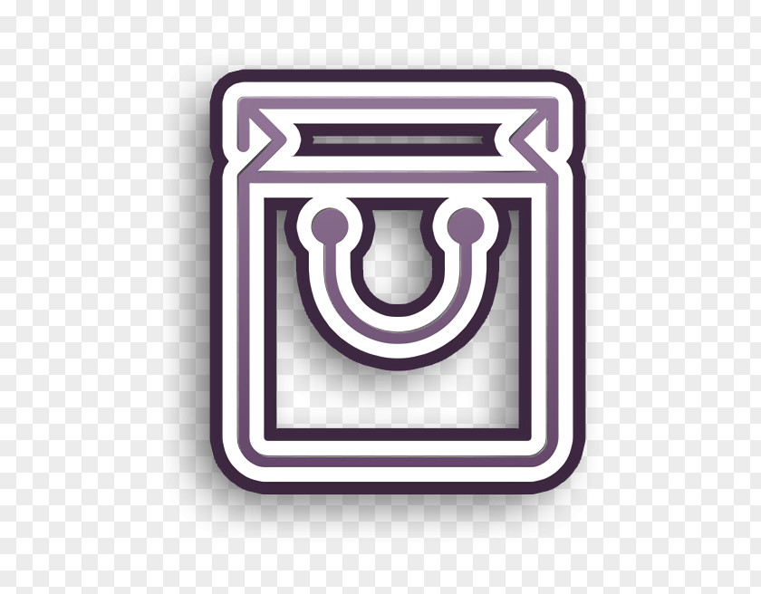 Rectangle Symbol Shop Icon PNG