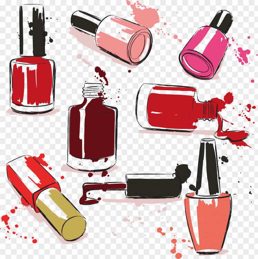 Vector Nail Polish PNG