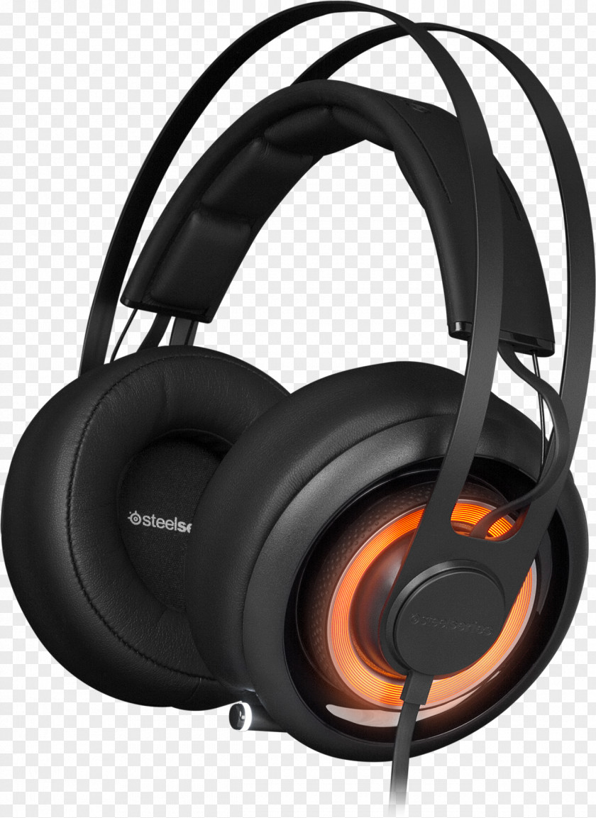 Wearing A Headset Headphones Black Microphone SteelSeries Audio PNG