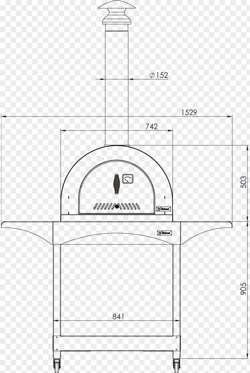 Wood Oven Technical Drawing Diagram Furniture PNG