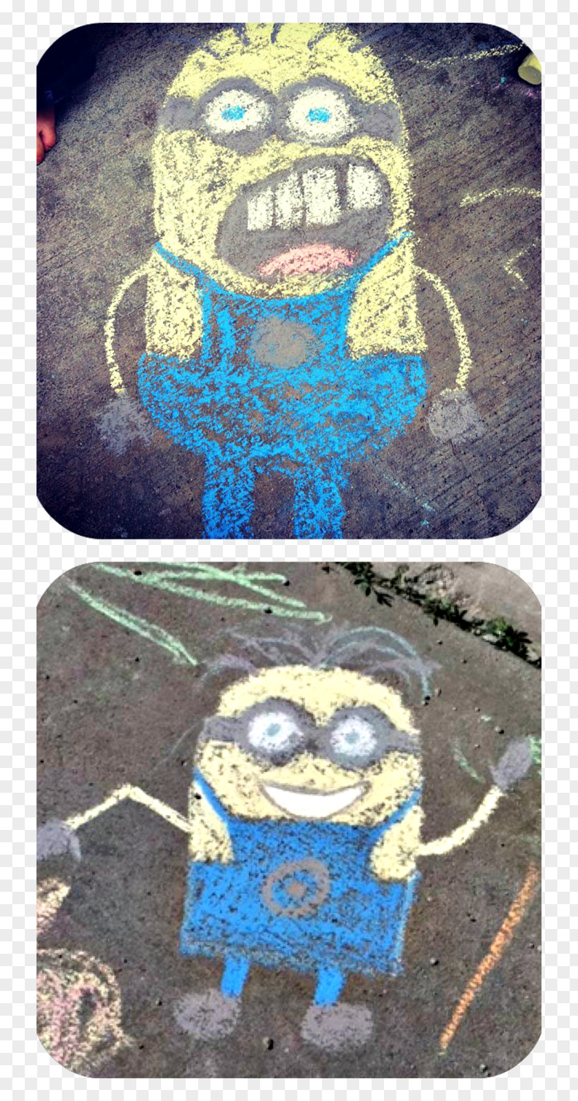 Chalk Art Croissant Minions YouTube Doodle Drawing PNG