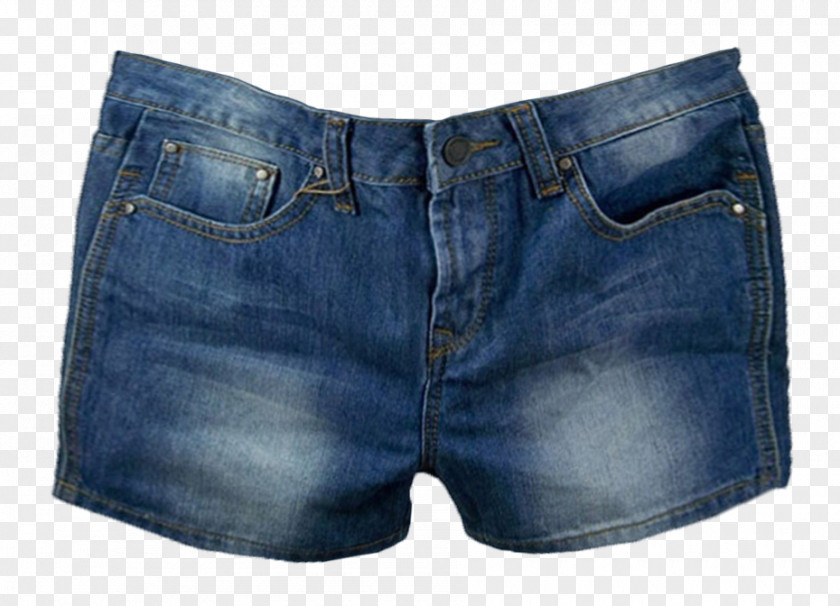 Jeans Denim Bermuda Shorts PNG