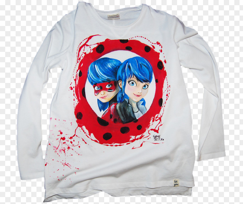 Marinette Ladybug Long-sleeved T-shirt Hoodie Bluza PNG