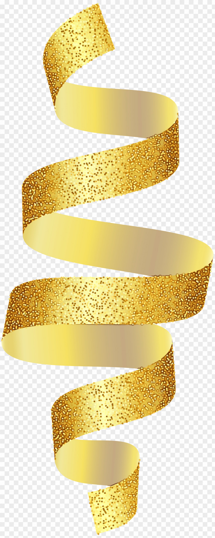 Metal Jewellery Gold Ribbon PNG