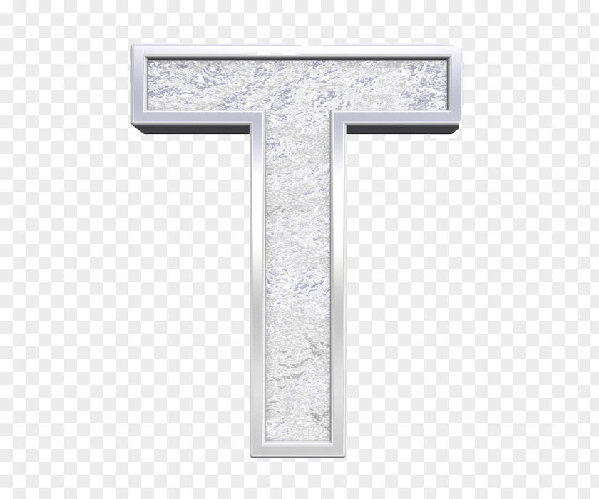 T Metal Letter PNG