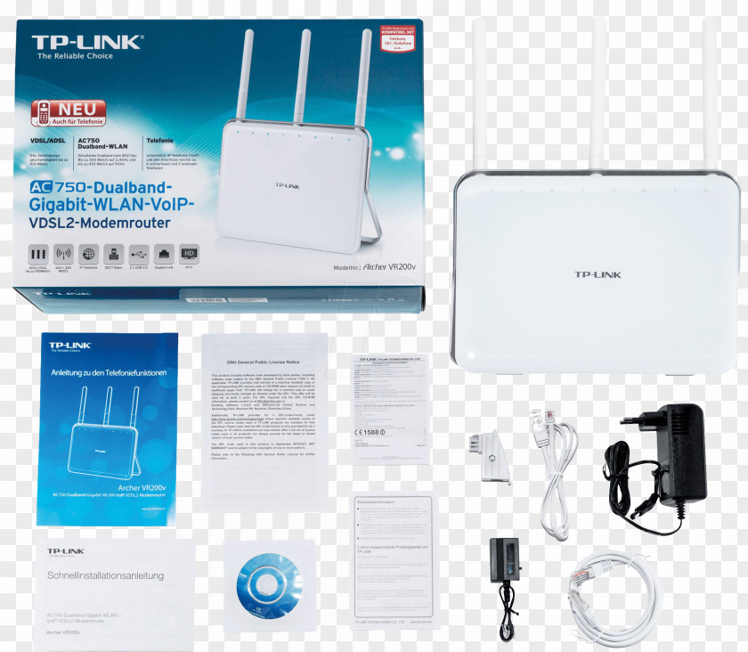Tplink Wireless Router Access Points IEEE 802.11ac DSL Modem PNG