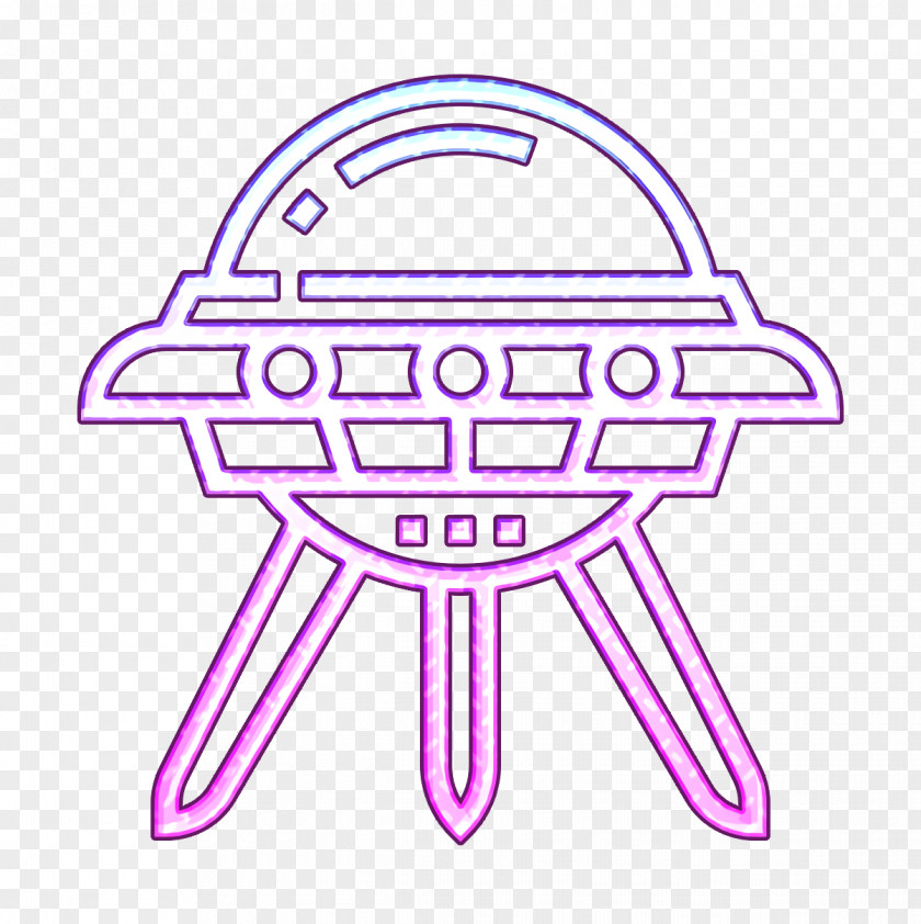 Ufo Icon Alien Astronautics Technology PNG