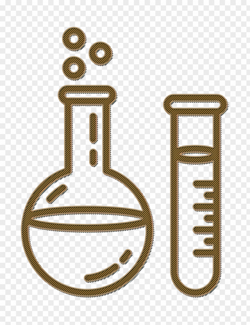 Lab Icon Two Test Tubes High Grades PNG