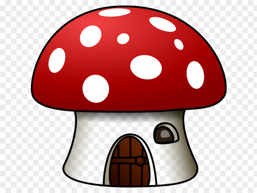 Mushroom House Clip Art PNG