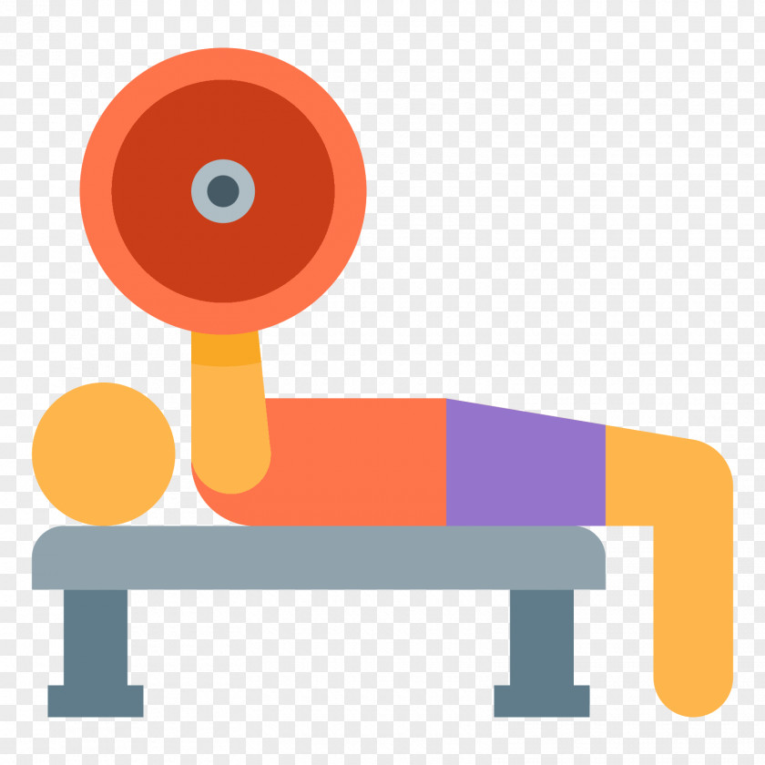 Press Gesture Bench Weight Training Exercise PNG