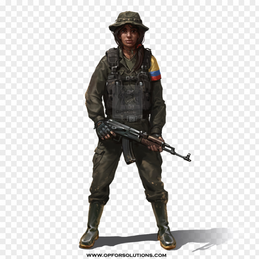 Rate 5 Stars Soldier Revolutionary Armed Forces Of Colombia—People's Army Military Uniform Costume Clothing PNG