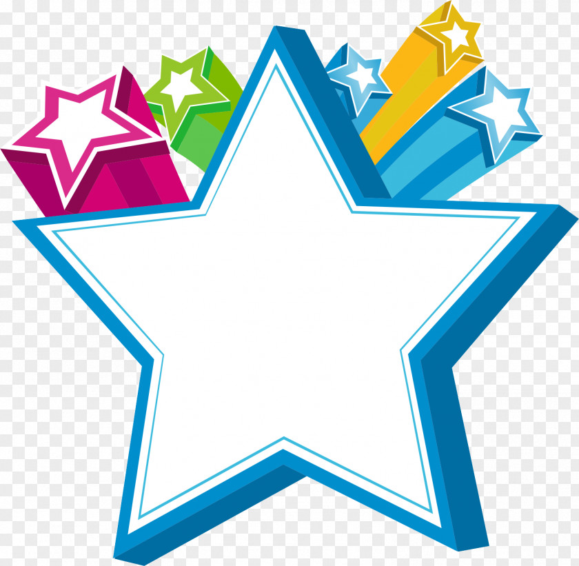 Vector Star Decoration PNG