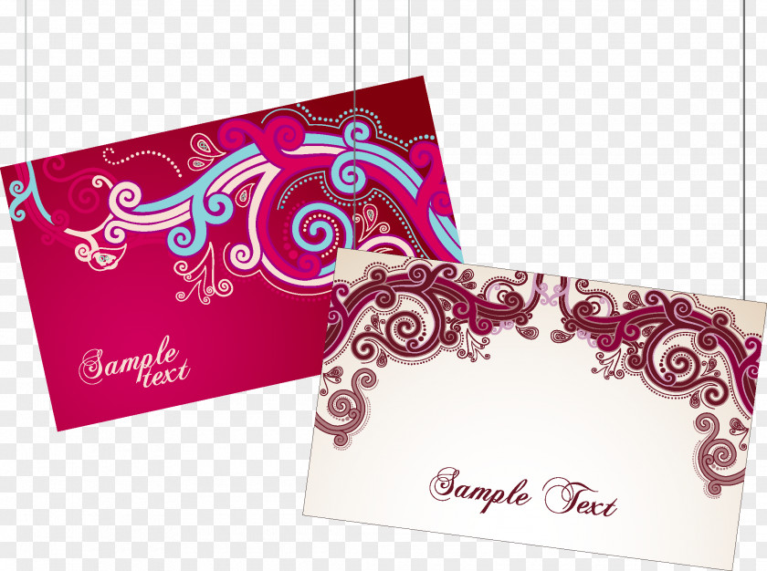 Tag Paper Business Card Template PNG