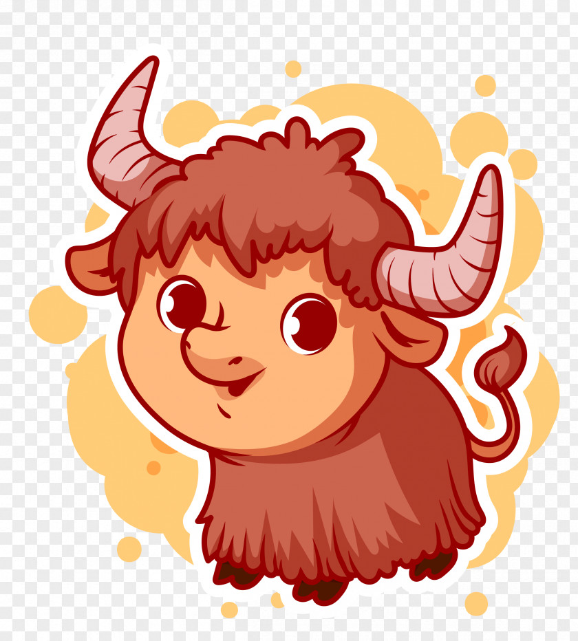 Vector Little Goat Material Cartoon Shutterstock Illustration PNG