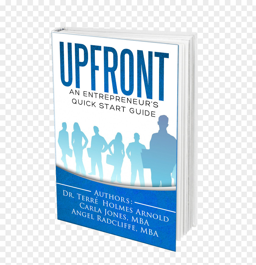 Water Upfront: An Entrepreneur's Quick Start Guide Brand Logo Paperback Font PNG