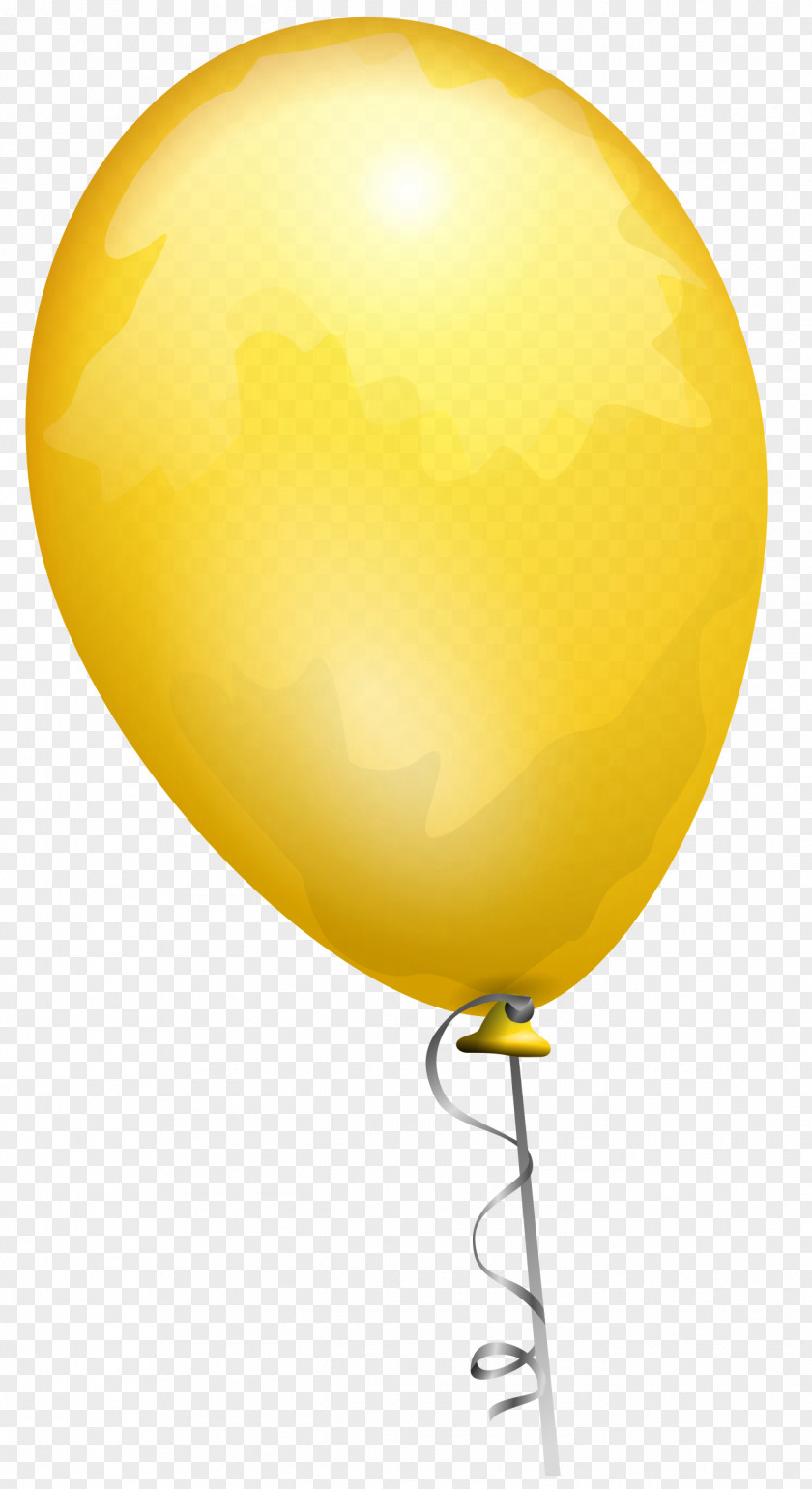 Yellow Balloon Cliparts Toy Helium Illustration PNG