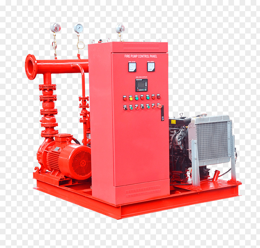 Fire Pump Sprinkler System Firefighting Manufacturing PNG