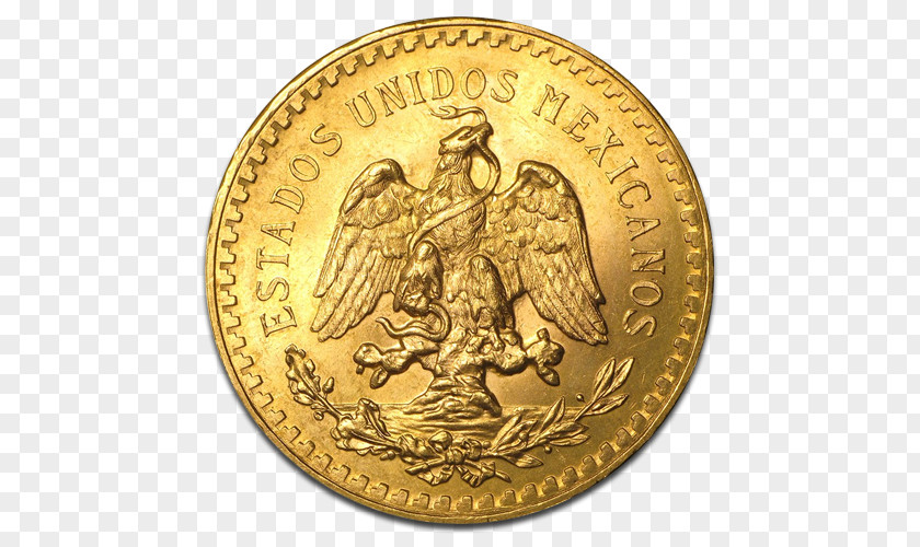 Gold Centenario Mexican Peso American Eagle Coin PNG