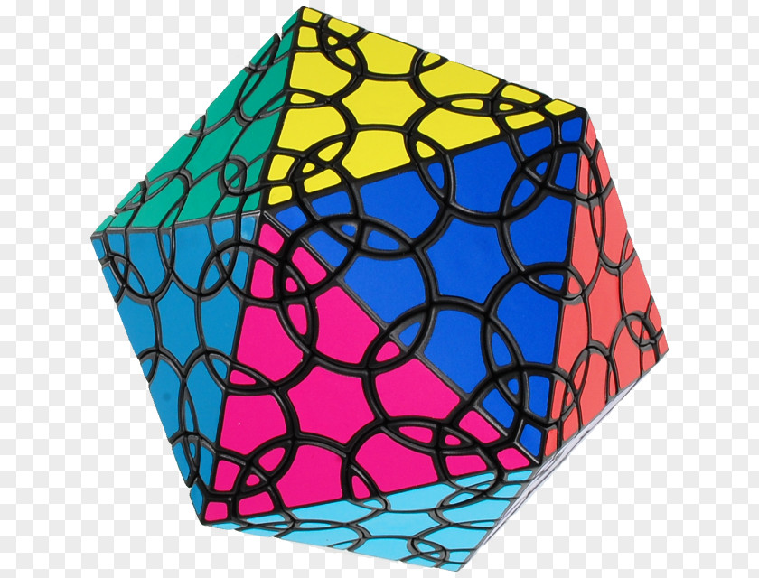 Pugster Puzzle Symmetry Icosahedron Rubik's Cube Black Body PNG