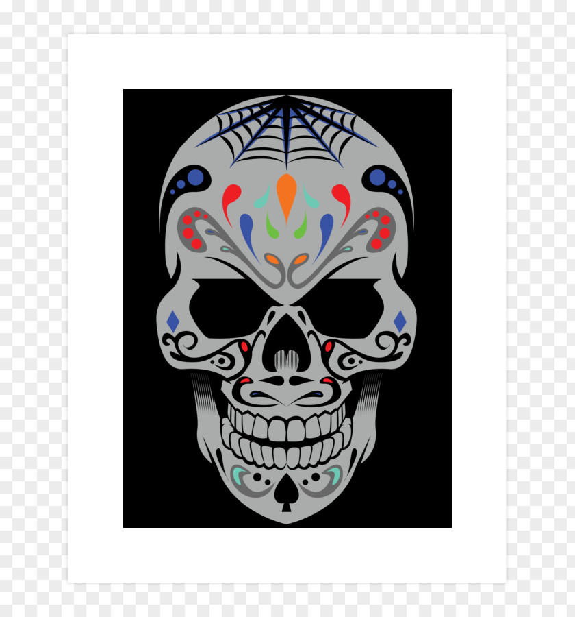 Skull Calavera Human Symbolism Day Of The Dead Art PNG