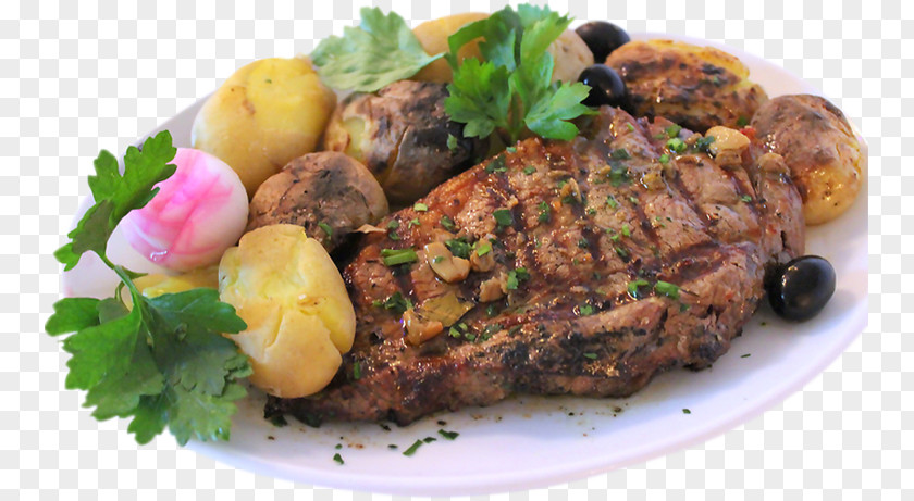 Traditional Cuisine Portuguese Dish Food Restaurant Meat Chop PNG