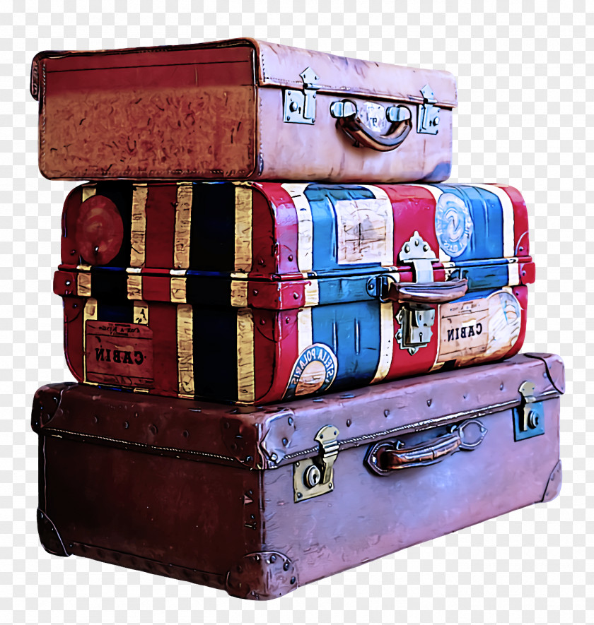 Suitcase Baggage Hand Luggage Upcycling Student PNG