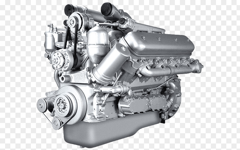 Car Yaroslavl Motor Plant JaMS-238 Diesel Engine ЯМЗ-240 PNG