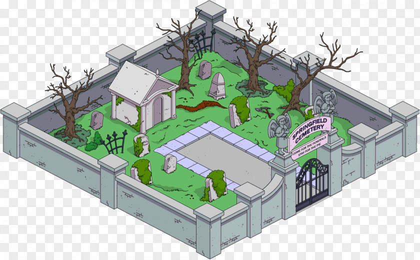 Cemetery The Simpsons: Tapped Out Springfield Treehouse Of Horror XXVIII PNG