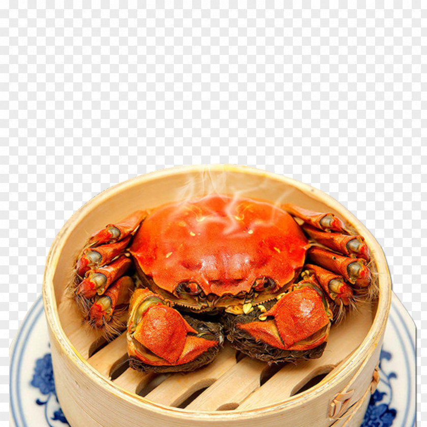 Crab And Cage Baozi Jiaozi Bamboo Steamer Xiaolongbao PNG