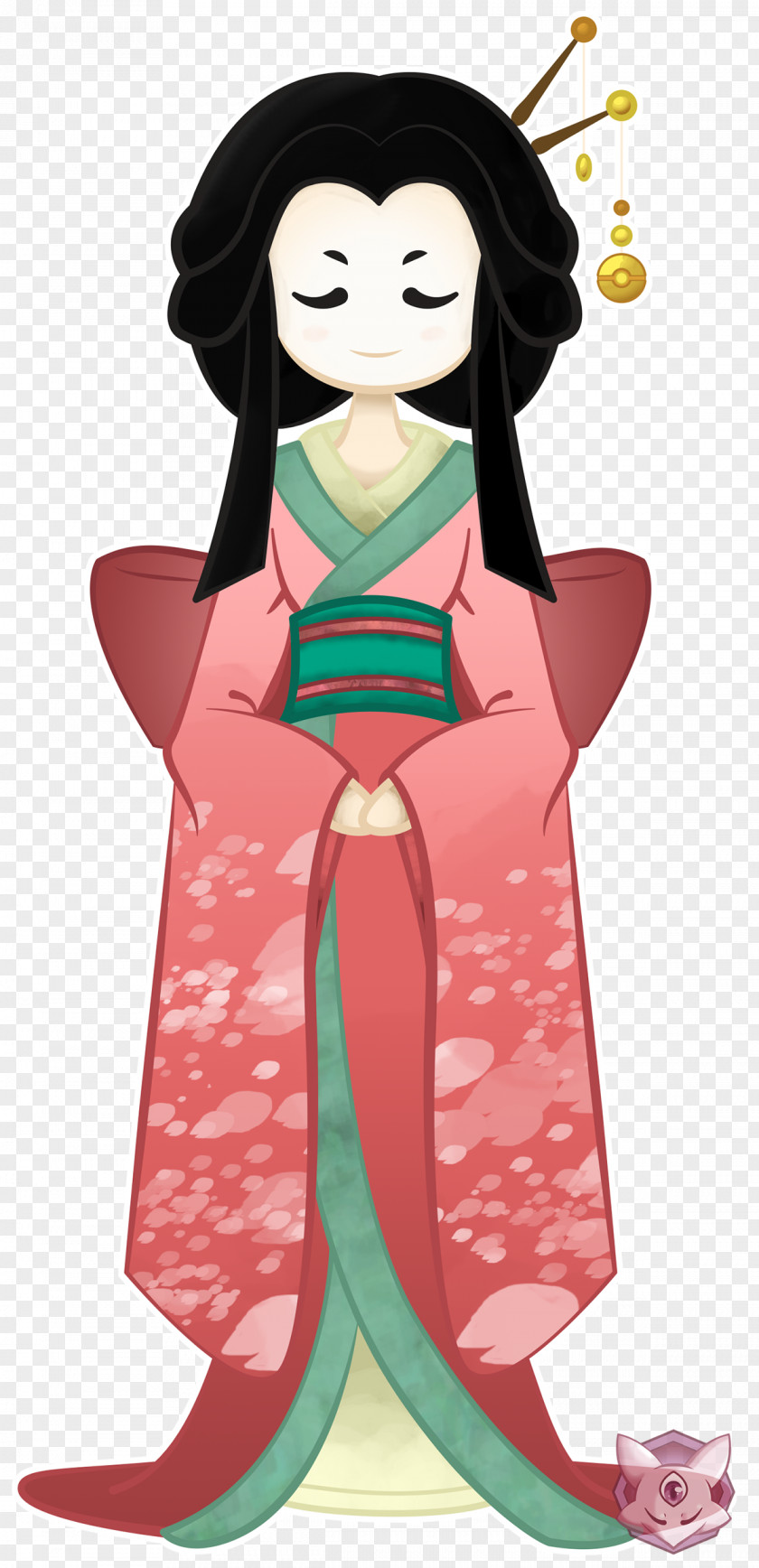 Geisha Character Fiction Clip Art PNG