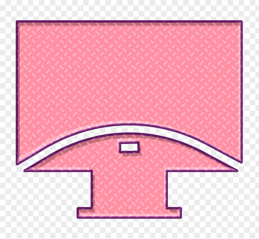 Pink Tv Icon Computer Device Login PNG