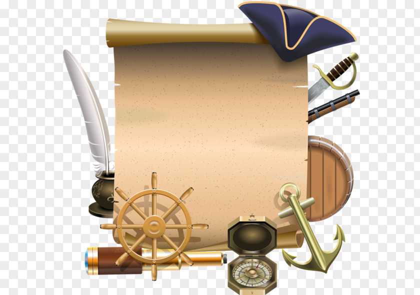 Pirate Treasure Paper Piracy Royalty-free PNG