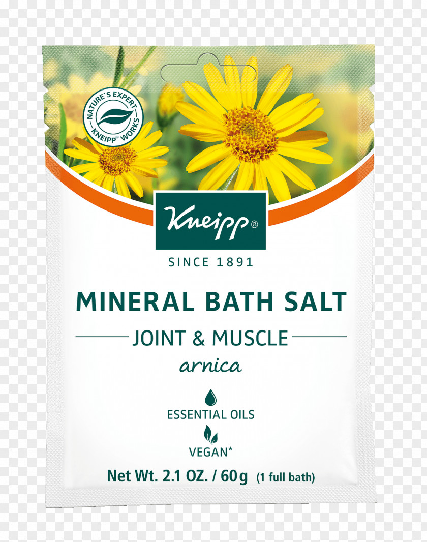 Salt Bath Salts Arnica Mineral Muscle PNG
