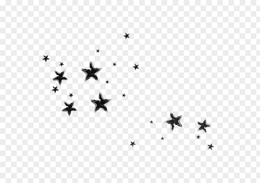 Floating Stars Star Stencil Illustration PNG