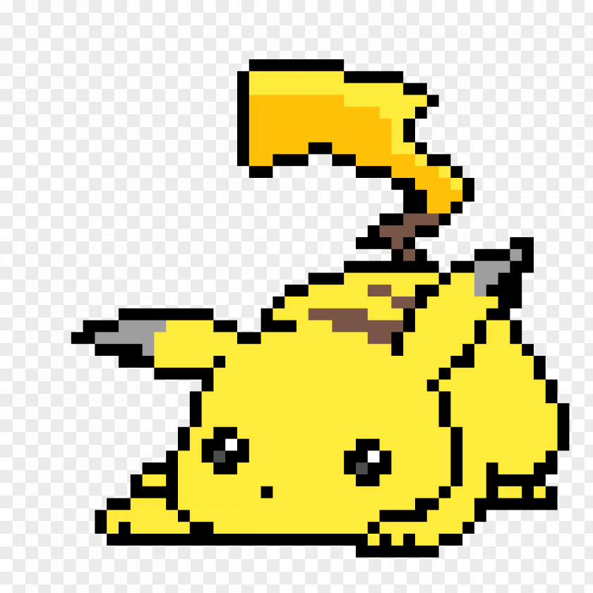 Pikachu Pixel Art PNG