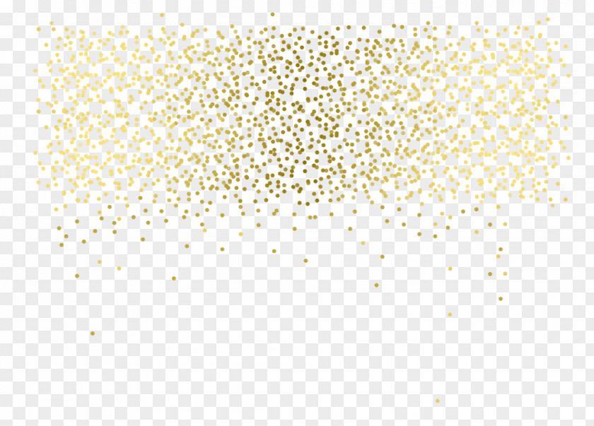 Yellow Party Gold Confetti Background PNG