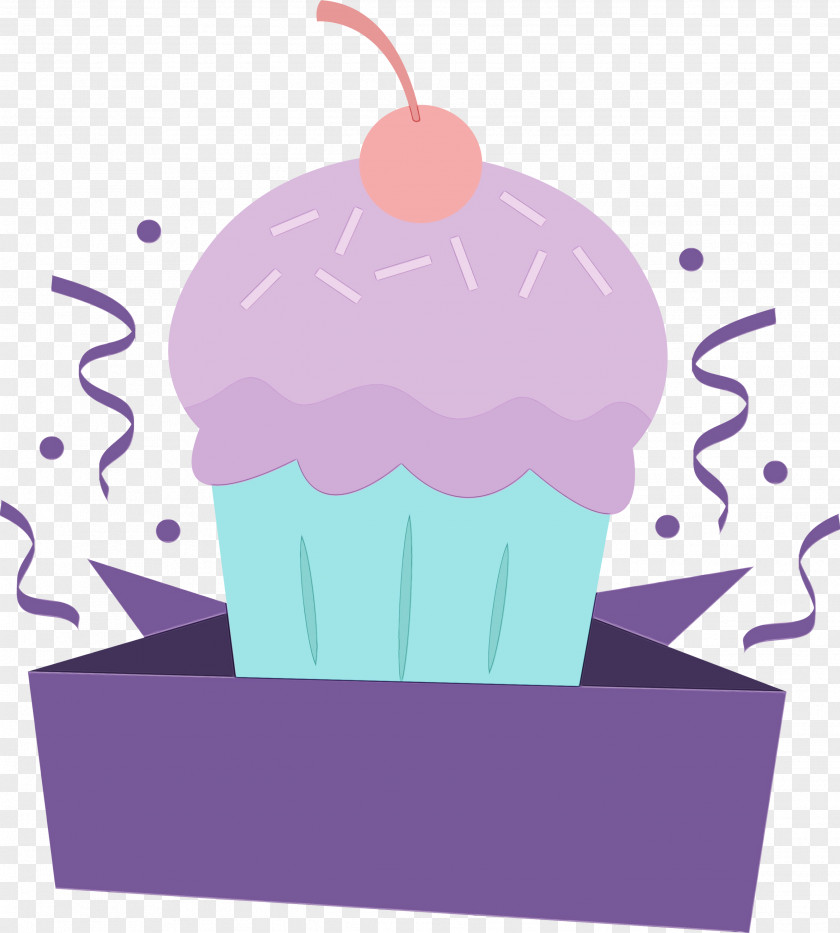 Baked Goods Cream Birthday Cake PNG