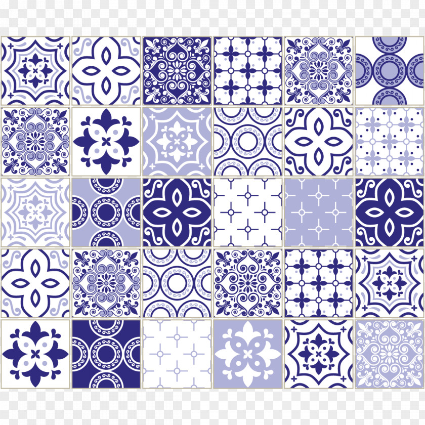 Design Tile Azulejo Ceramic Mosaic PNG