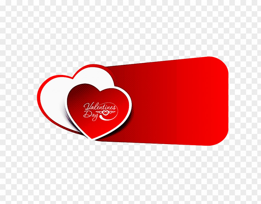 Heart Red Love Label Logo PNG