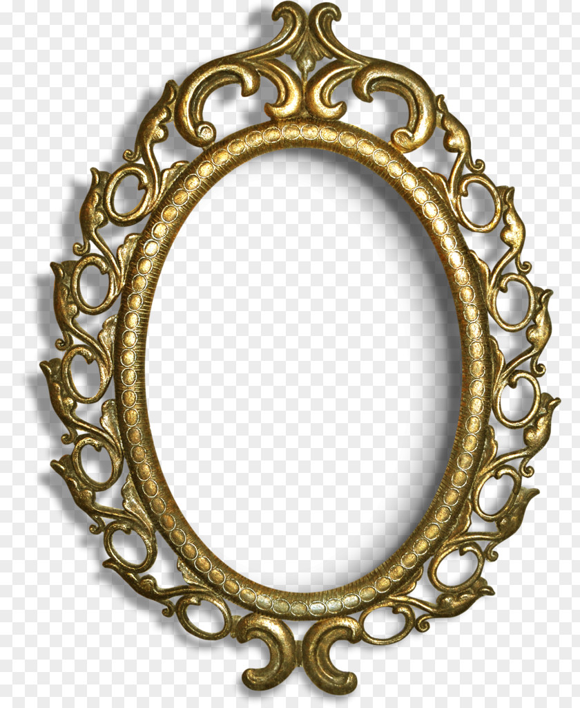 Mirror Picture Frames Paper Molding Ornament PNG