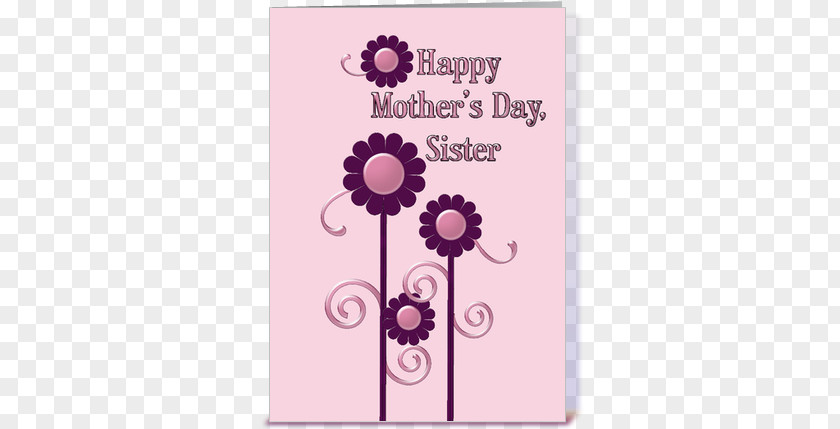 Mother's Day Sister International Women's Greeting & Note Cards PNG