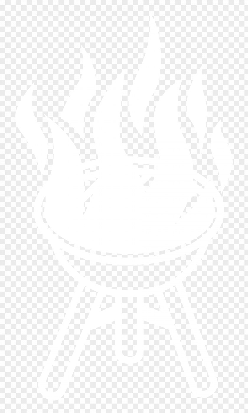 Barbecue Fire White Clipart. PNG