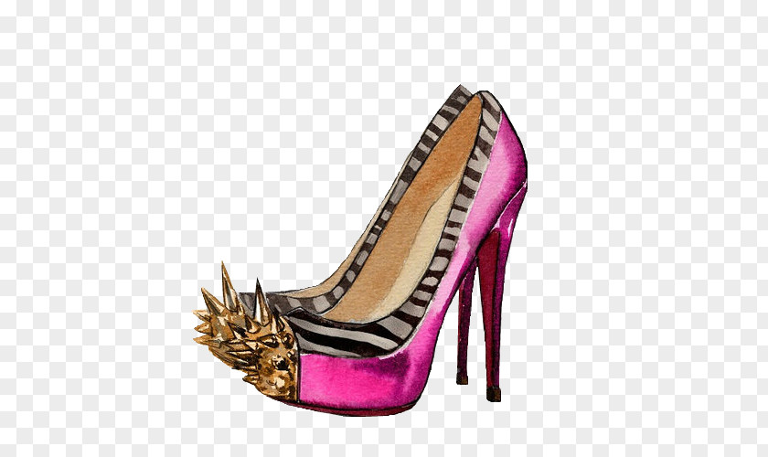Chanel High-heeled Shoe Court Sandal PNG